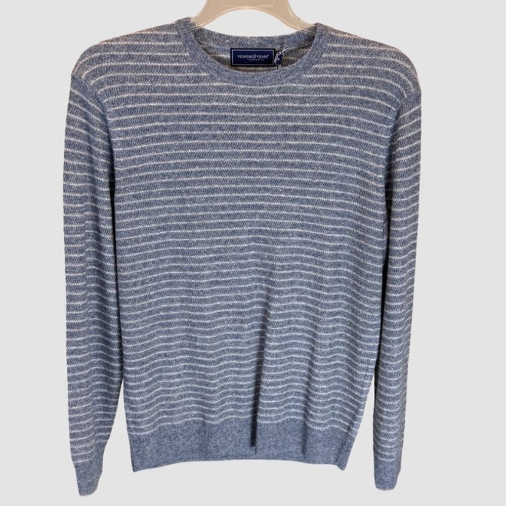 NWT Mens Vineyard Vines Cashmere Blend Crew Sweater, Size M